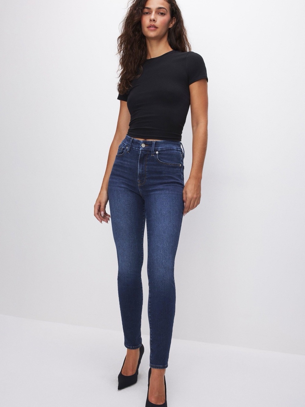 Good American Dark Blue Skinny Jeans